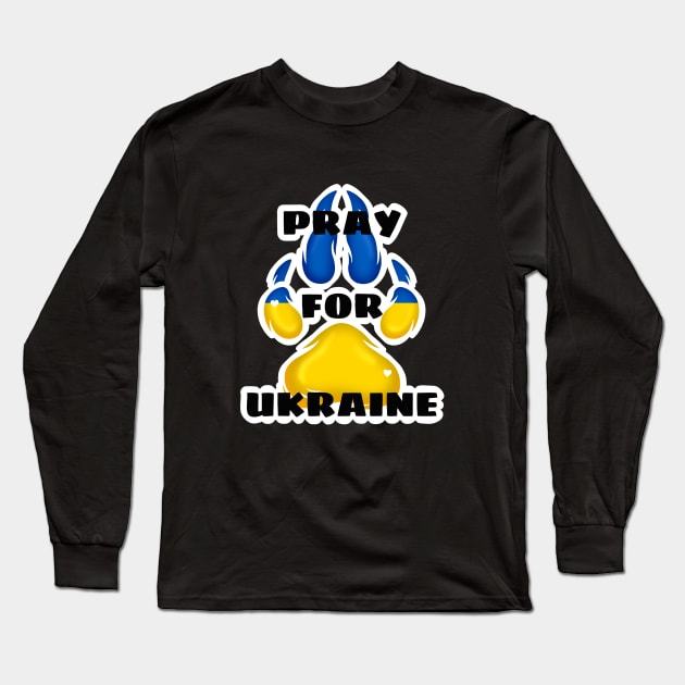 Pray For Ukraine! Long Sleeve T-Shirt by YashaSnow